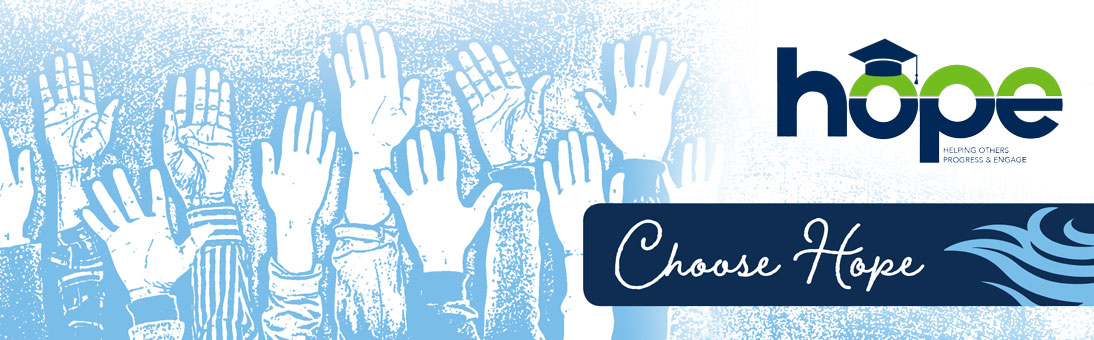 choose hope, hands