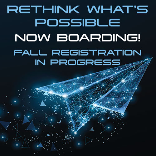 Registration  for fall, classes begin Aug. 22