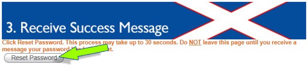 Reset Password button