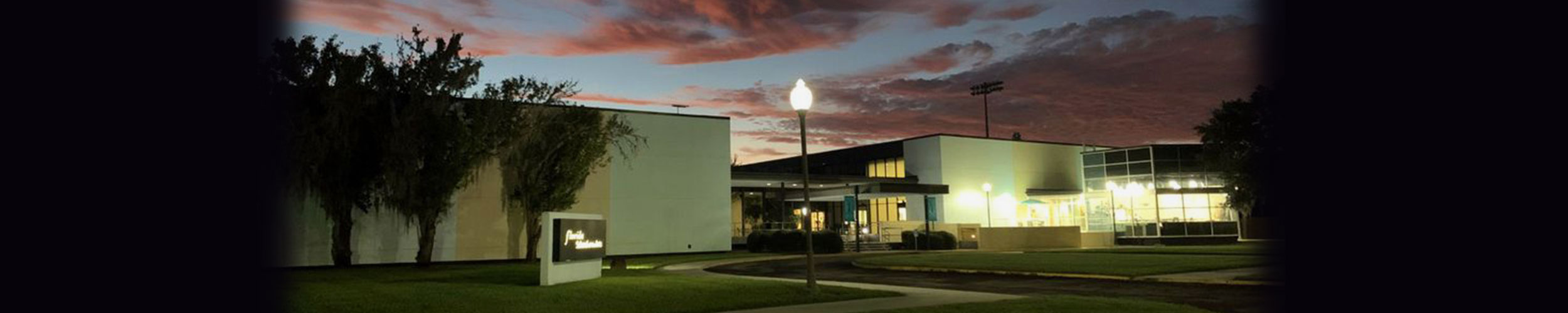 Florida School of the Arts at night