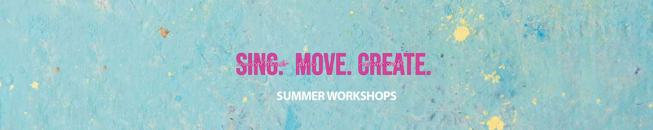 sing, move, create, workshops