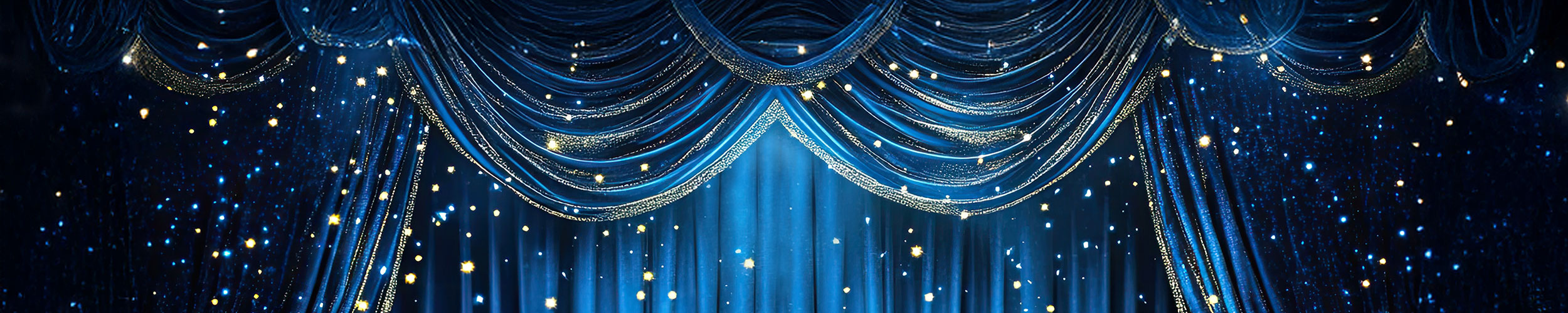 President's Gala icon and curtains