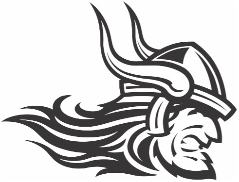 SJR State logo - athletic black and white 