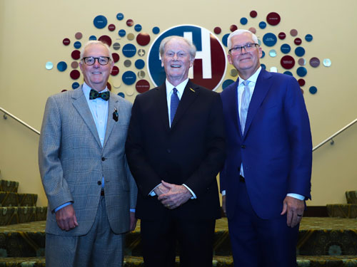 SJR State President Joe Pickens, Viktor, First Lady Carol Pickens