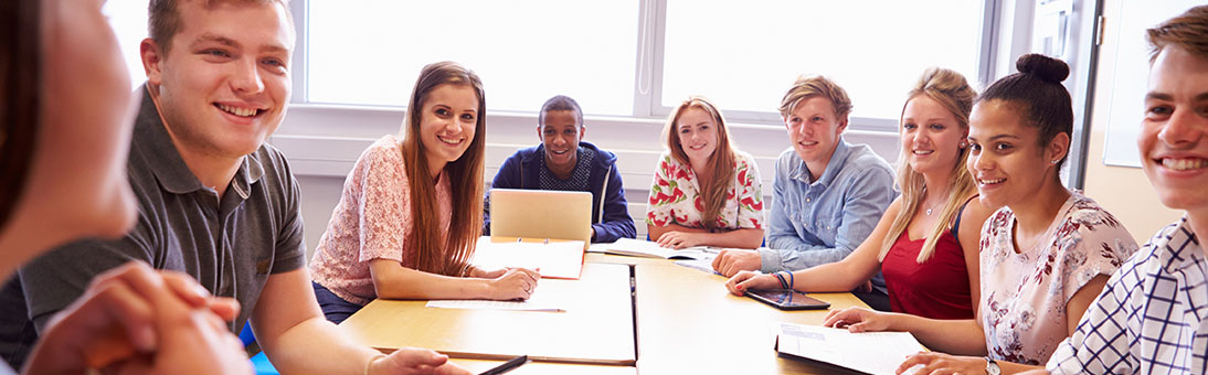 group of student workers