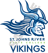 vertical color viking logo