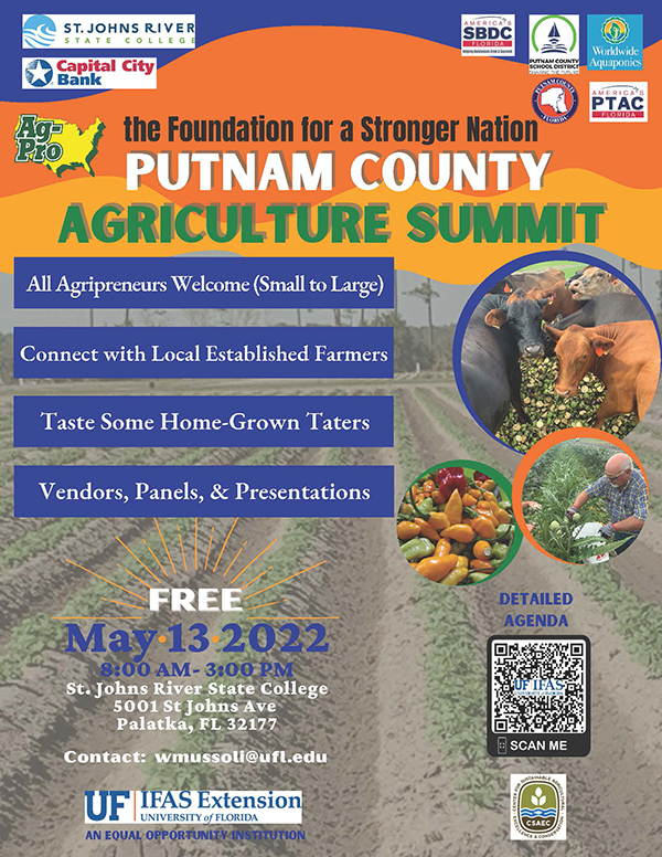 Putnam County Agriculture Summit flyer