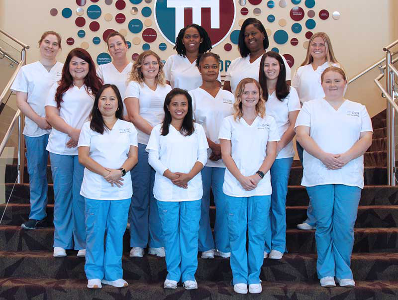 Group photo of Practical nursing graduates