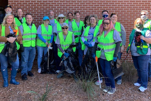 SJR State Highway Cleanup Palatka group