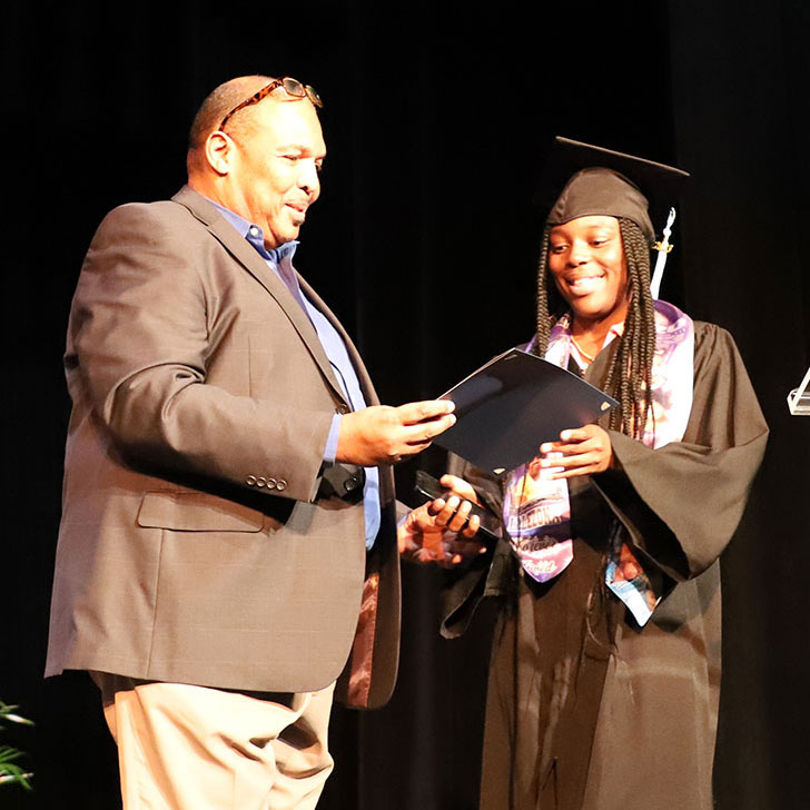 Adult Education graduation - Tameria Wiggins