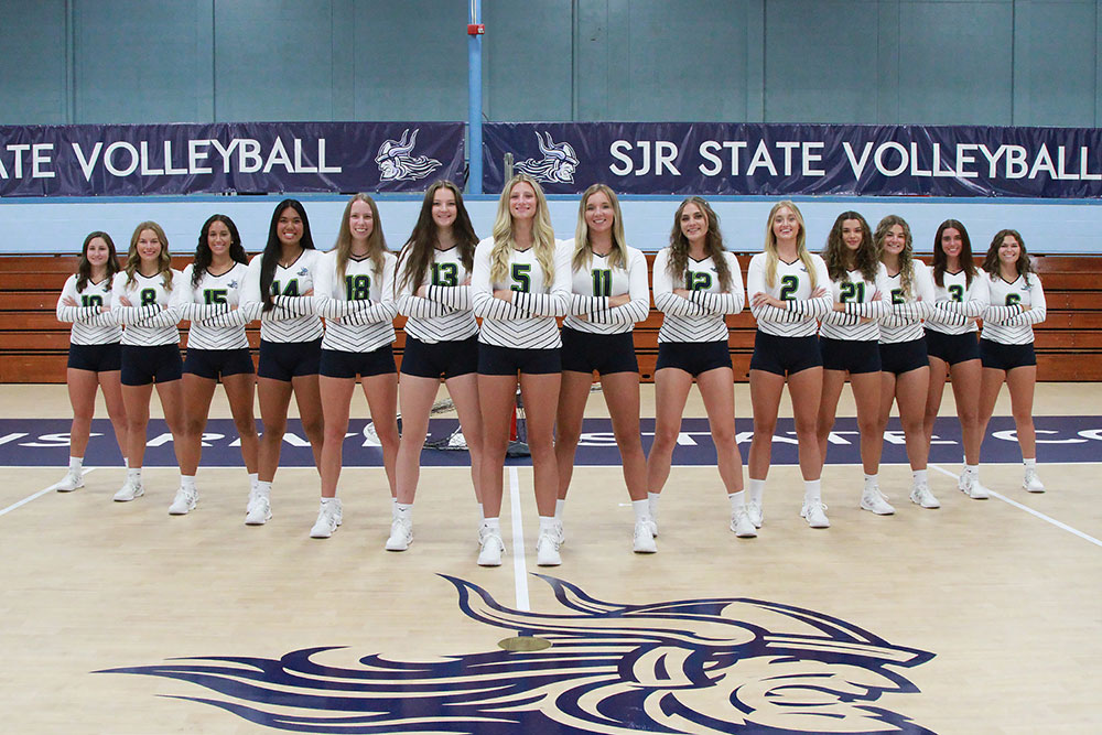 SJR State Vikings volleyball team