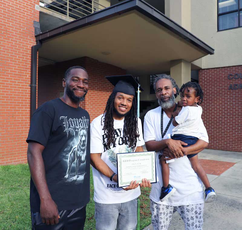 Oba Carter and family