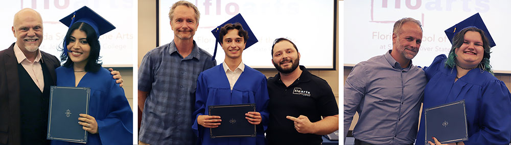 Instructor Russell Franks and Olivia Gonzalez, Instructors Kevin Kelly, Ryan Mahannah and Zachary Petron, Instructor Justin Murphy and Jasmyne Hughes