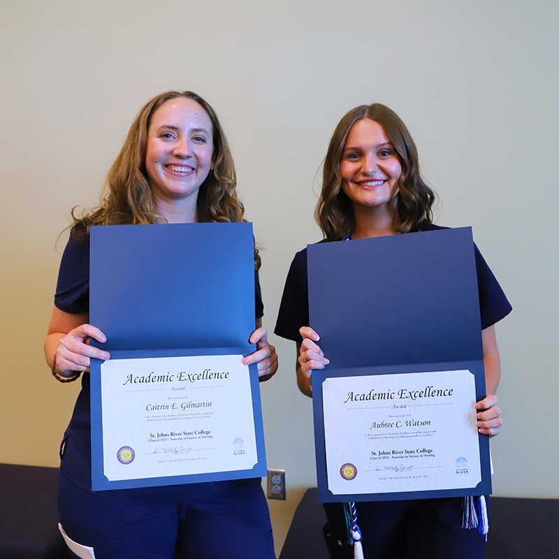 Caitrin Gilmartin and Aubree Watson