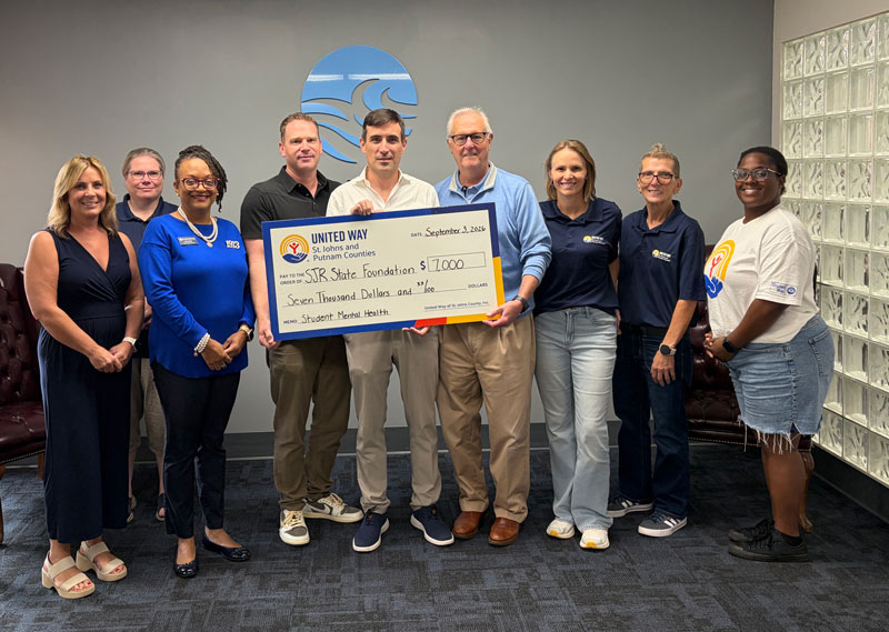 Grant provided by United Way of St. Johns and Putnam Counties to St. Johns River State College