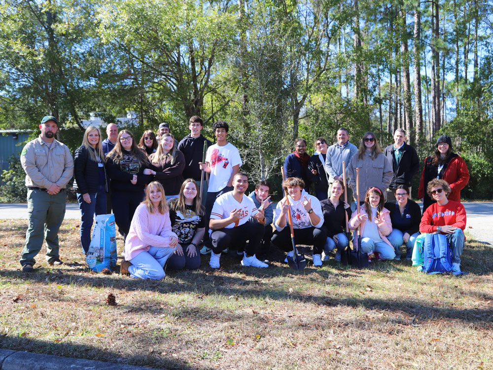 St. Augustine campus planting 
